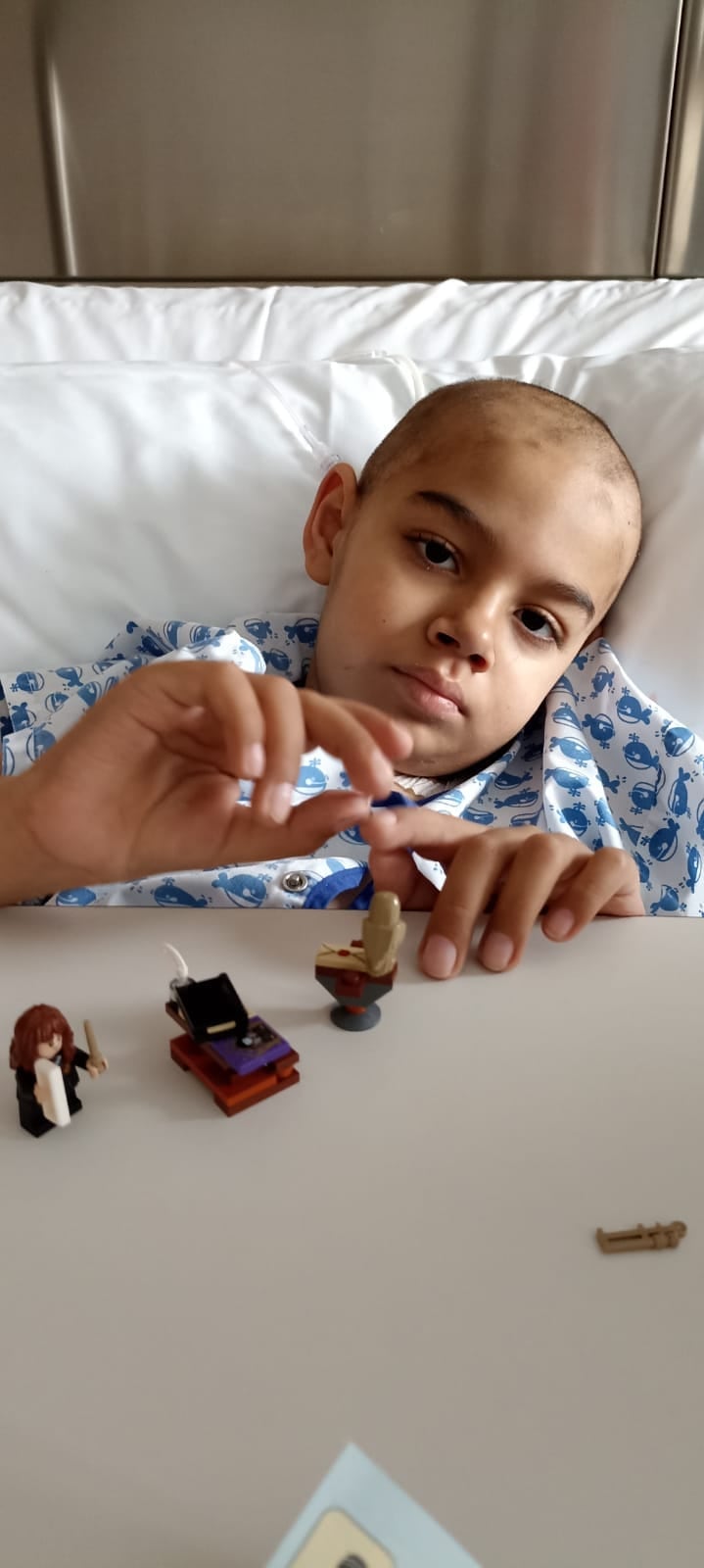 Luis Gabriel Ávila González, a quien de cariño se le conoce como Gabrielito, es un niño de 7 años que fue trasplantado de médula ósea en un hospital de Pamplona, España el 16 de enero del 2024.