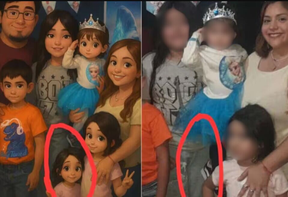 Familia se asusta por foto con IA.