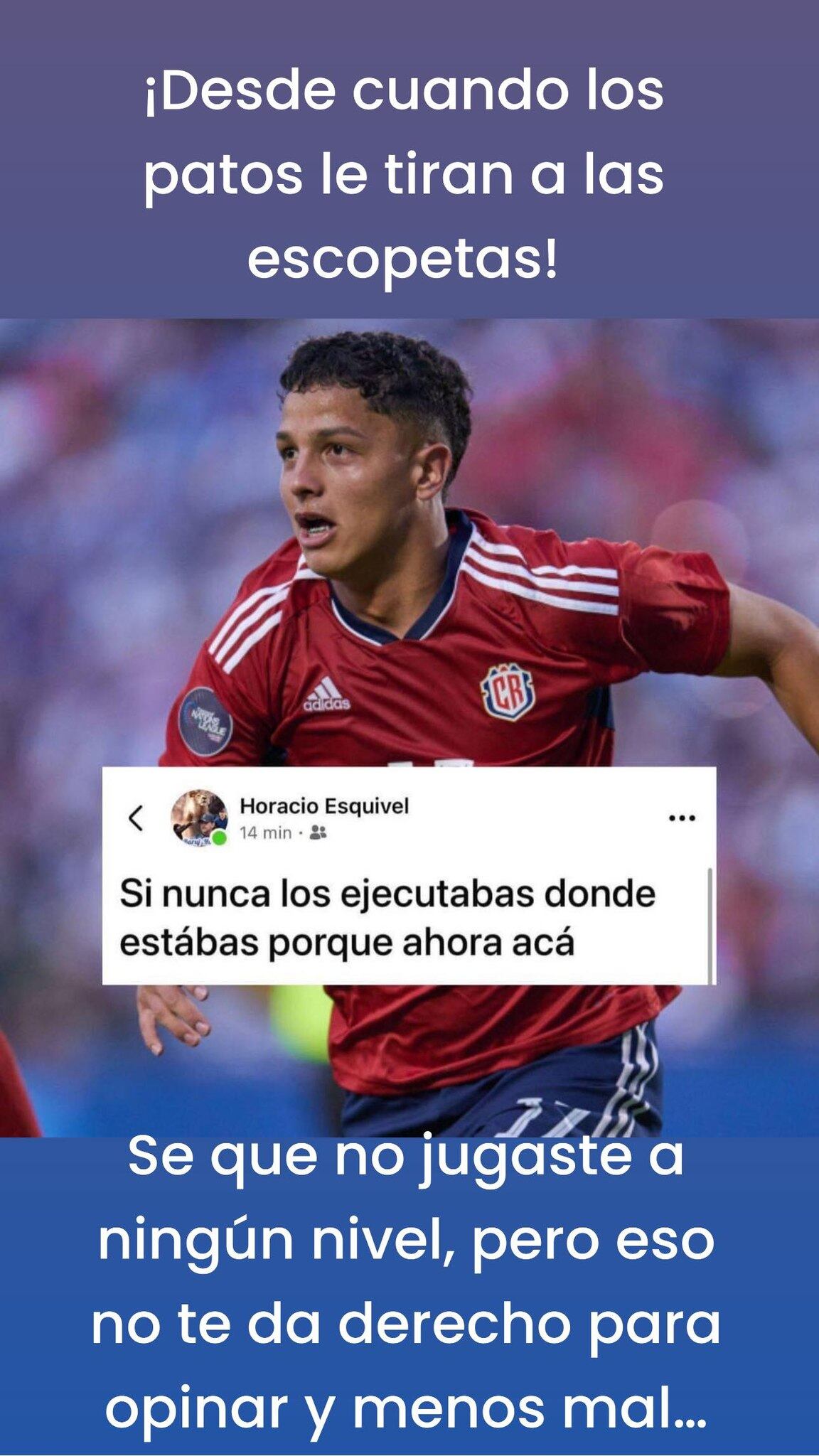 Mauricio Wright le tiró con todo a Horacio Esquivel, luego de que el entrenador de Pérez Zeledón criticara a Warren Madrigal. Captura de pantalla.