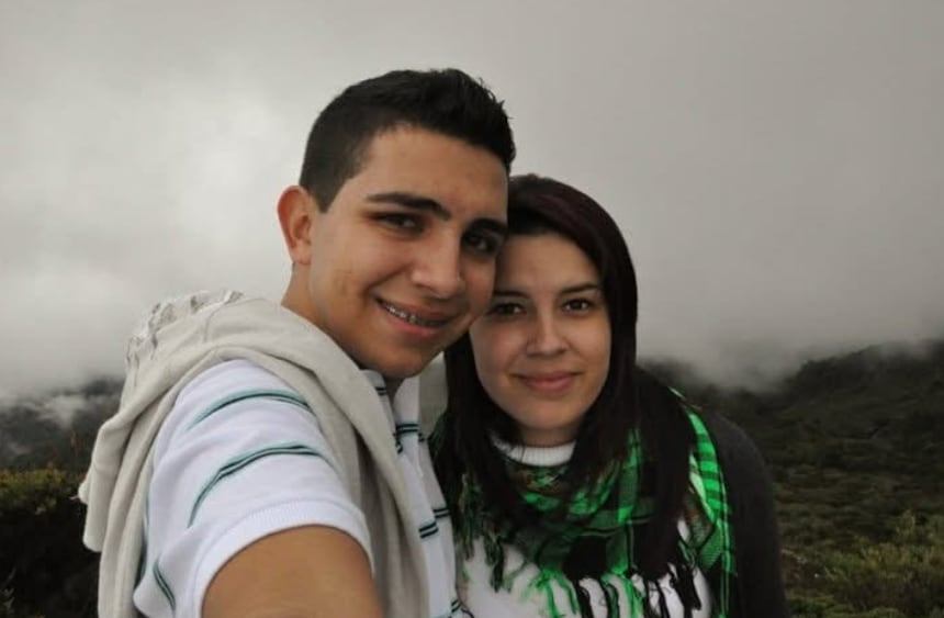 Elías Alvarado dejó ver cómo lucía él y su esposa en sus tiempos de juventud