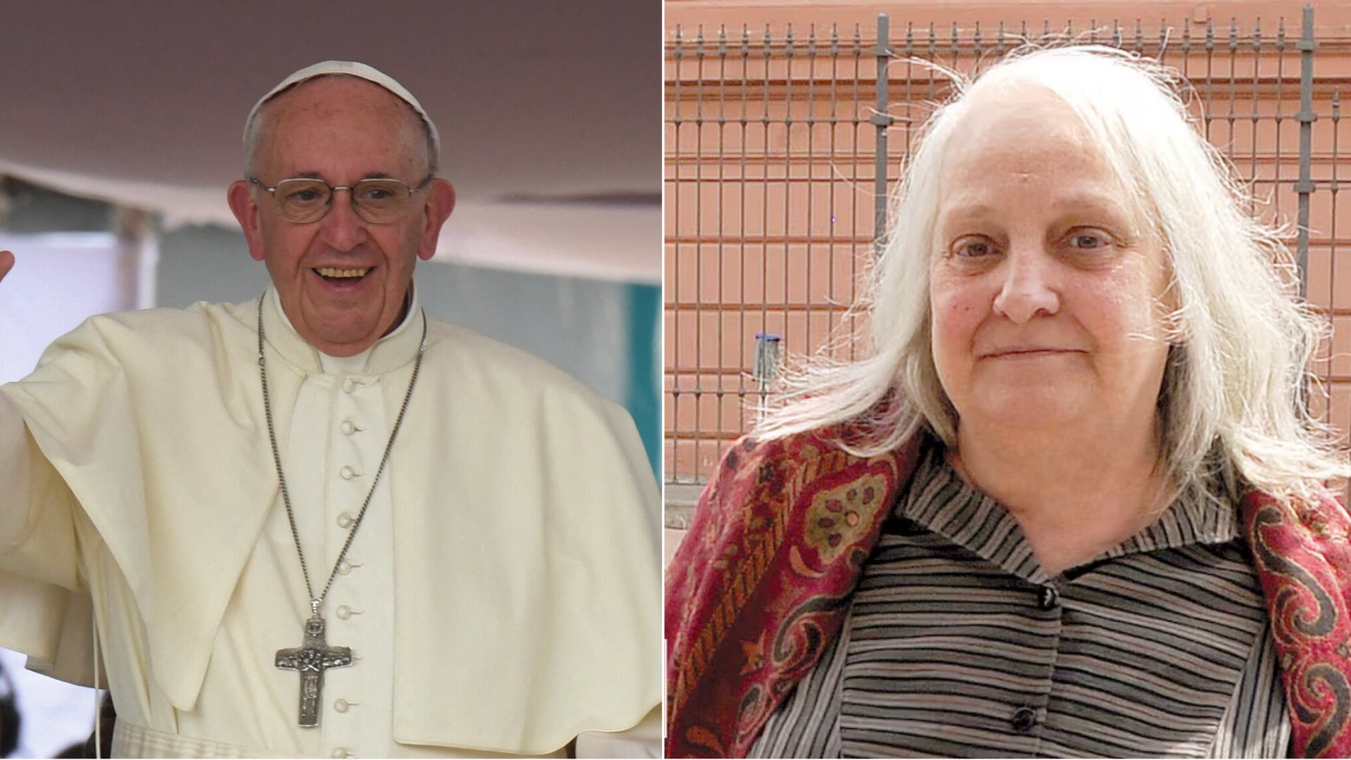 El papa Francisco, primer pontífice latinoamericano, junto a su hermana María Elena Bergoglio, quien en 2013 expresó su esperanza en que él transformara la Iglesia. La imagen ilustra el lazo familiar entre ambos y el contexto emocional vivido tras su elección.