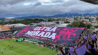 Manta de la Ultra de Saprissa causó sensación  dentro y fuera del país
