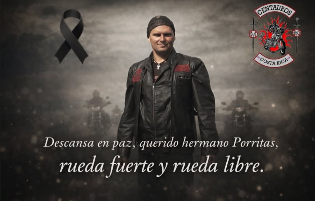 José Hernández Porras era miembro de grupos de motociclistas ellos lamentaron su muerte en el accidente de Circunvalación