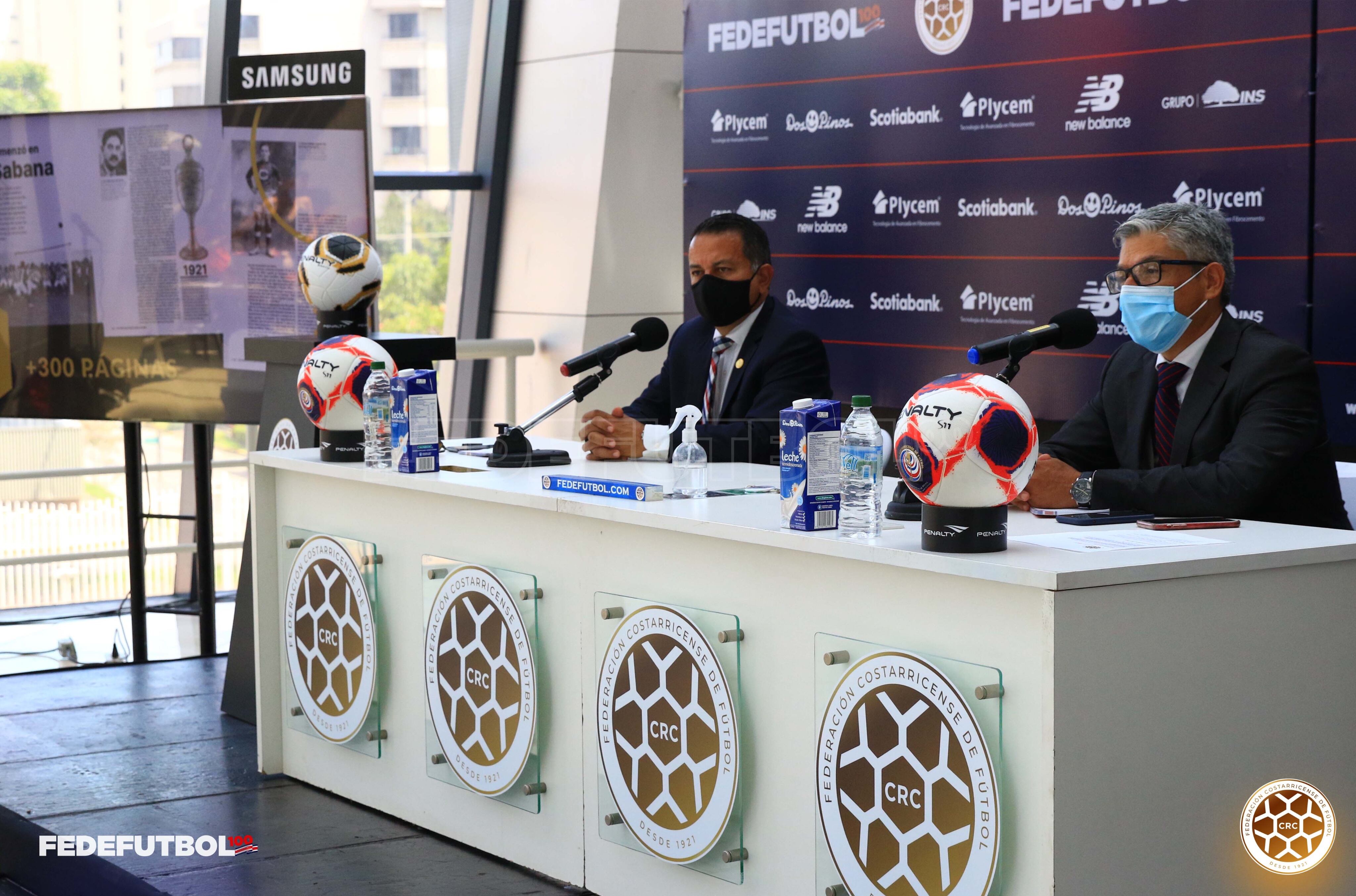 Conferencia de prensa de la Fedefútbol. Twitter.