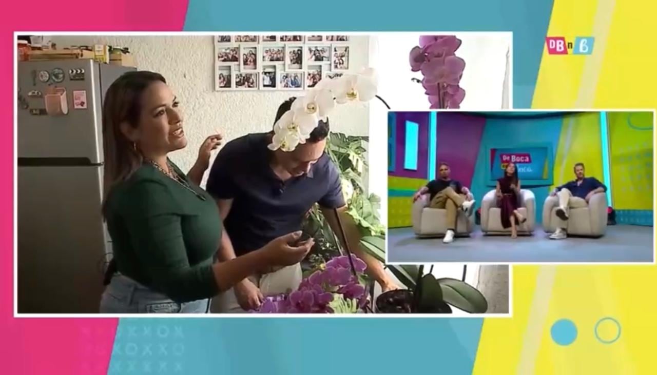 Diego Vargas (el famoso Mochilero) y Melissa Umaña