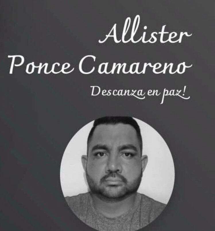 Allister Ponce, fallecido en accidente de tránsito en Liberia. Foto cortesía.