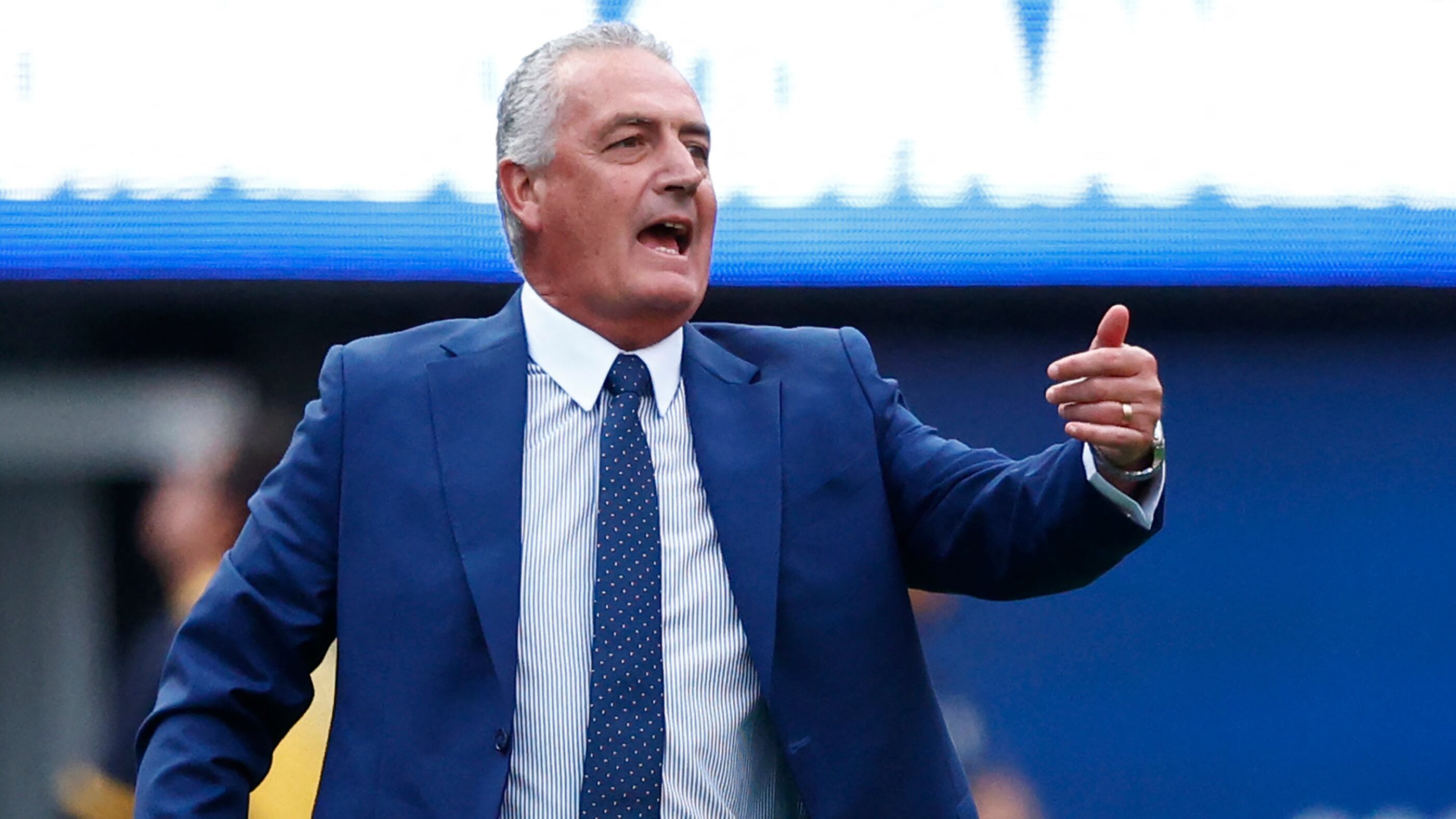 Gustavo Alfaro tomó la dirección técnica de la Selección Mayor de Costa Rica en noviembre del 2023. Su gran objetivo: llevar al país al Mundial del 2026. Foto: AFP