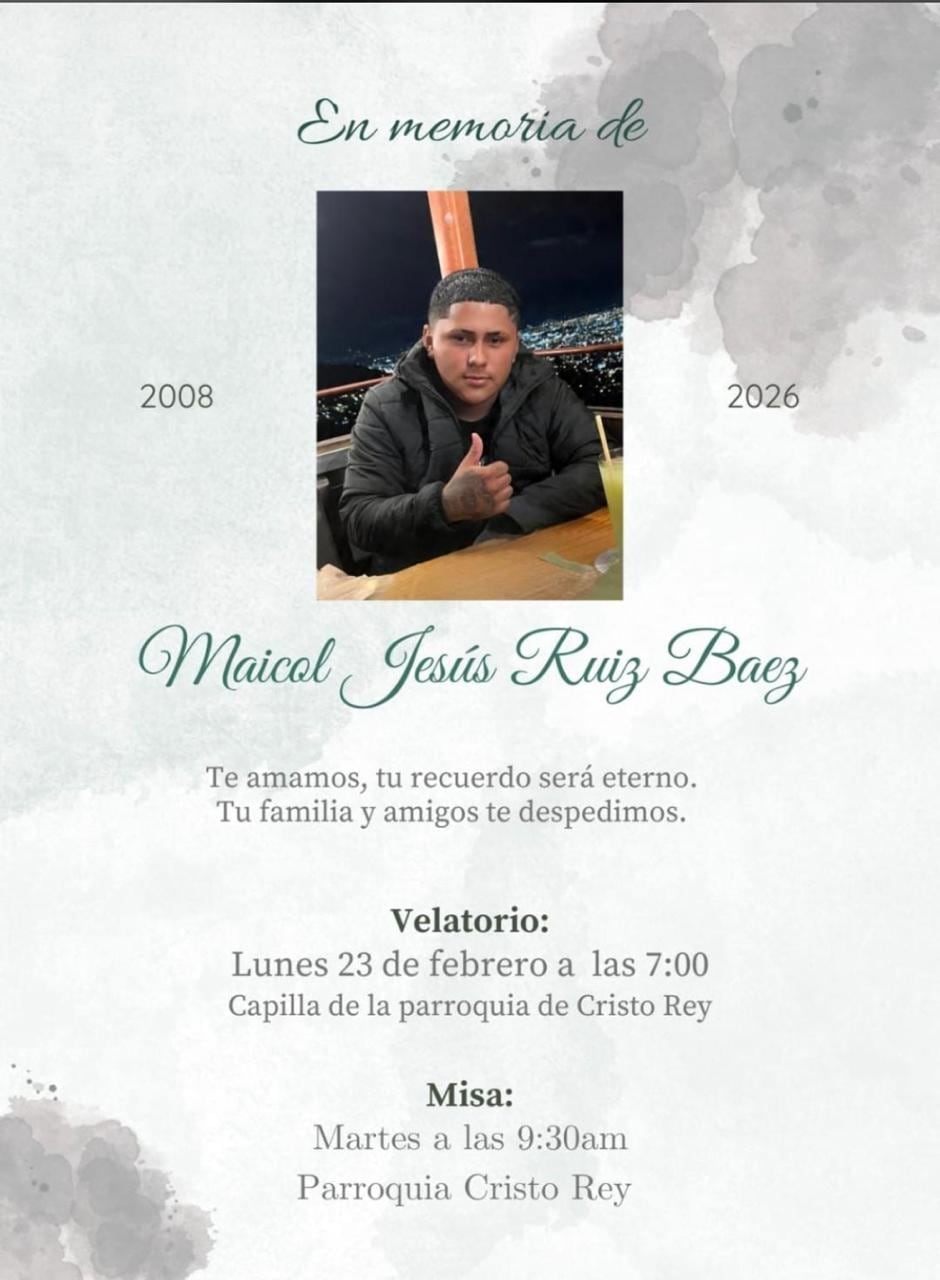 Un menor de edad fue asesinado el pasado domingo 22 de febrero del 2026.