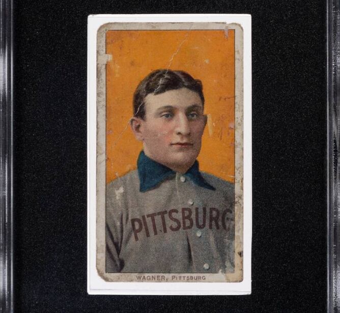 La tarjeta T206 Honus Wagner de 1909 es considerada una de las más relevantes debido a su escasez