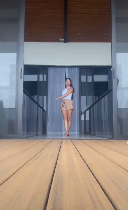 Mauricio Hoffmann y su novia Majo Ulate disfrutaron a más no poder en su viaje por el Parque Nacional Marino Ballena.