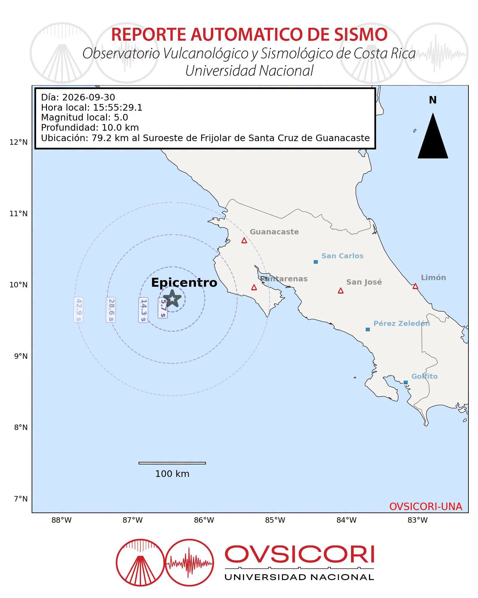 Temblor de este miércoles