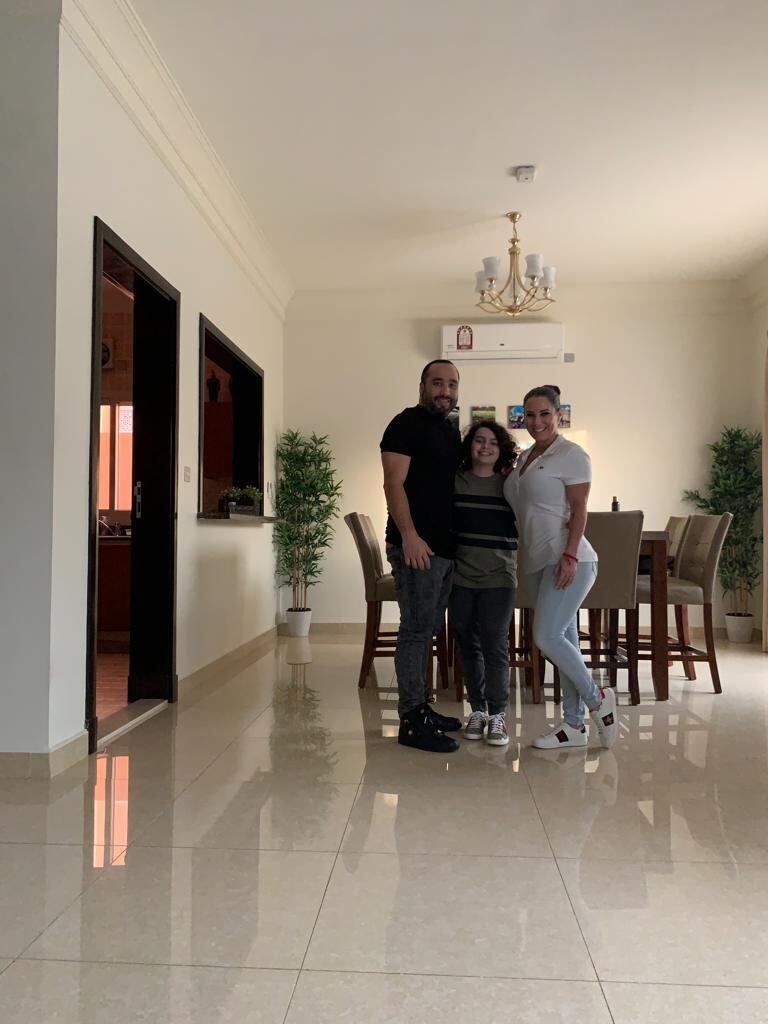 Laura Hernández, tica en Catar. Cortesía.