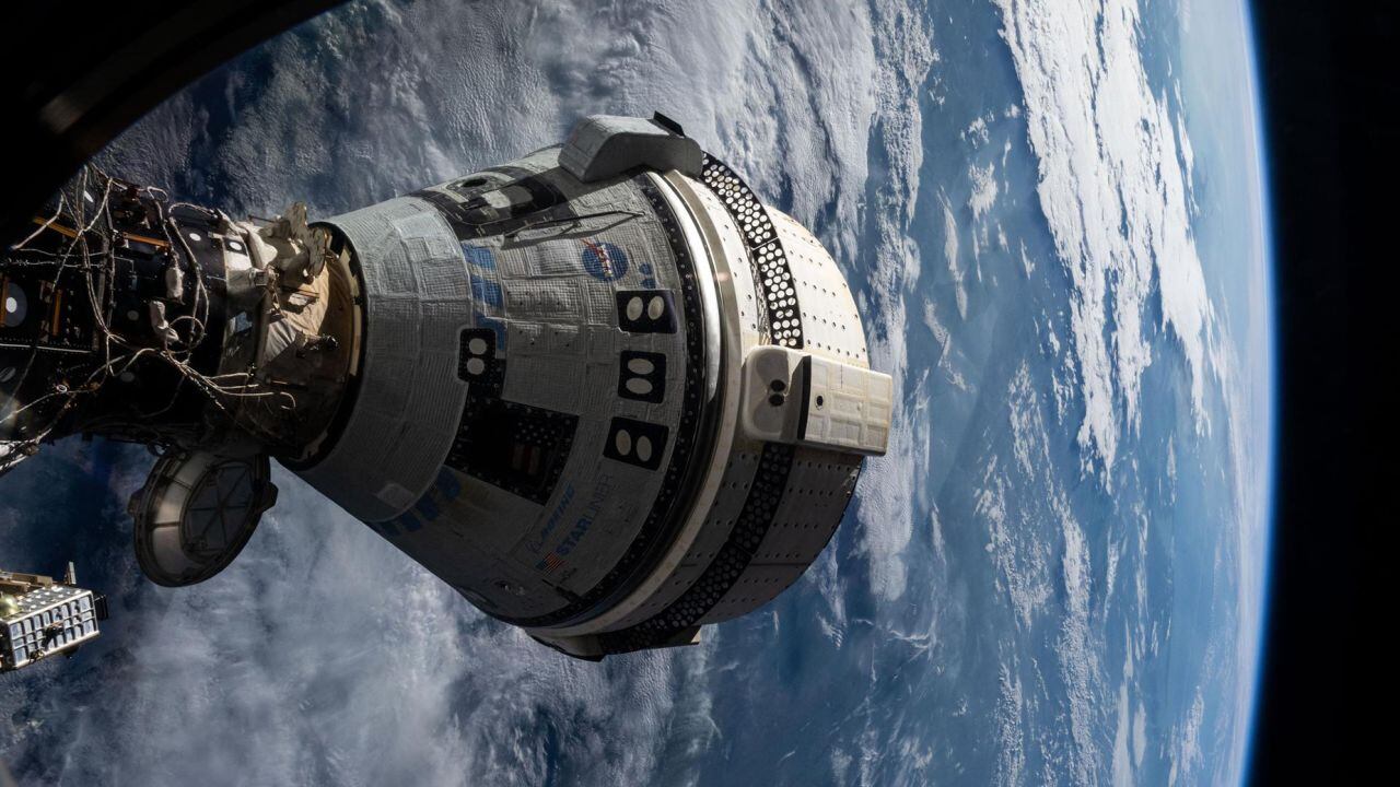 La nave Starliner lleva días emitiendo ruidos muy extraños. Foto: Nasa.