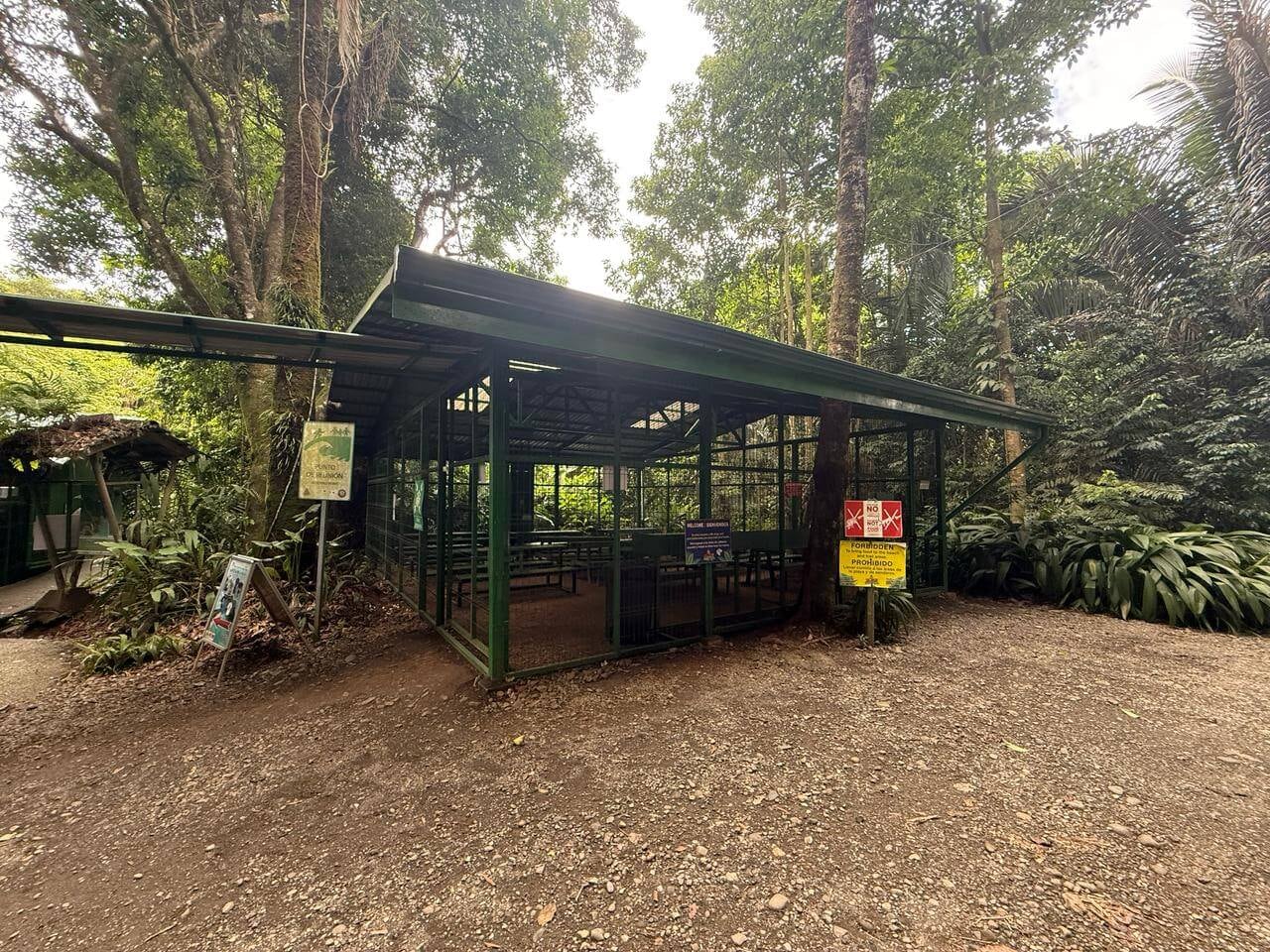 En el Parque Nacional Manuel Antonio, el más visitado del país, ha visto como la cantidad de turistas que lo visitan crece y crece sin parar, por ejemplo, en el 2023 lo visitaron 478.068 humanos.  Ante tanta visita decidieron poner  jaulas para los humanos y no para los animales