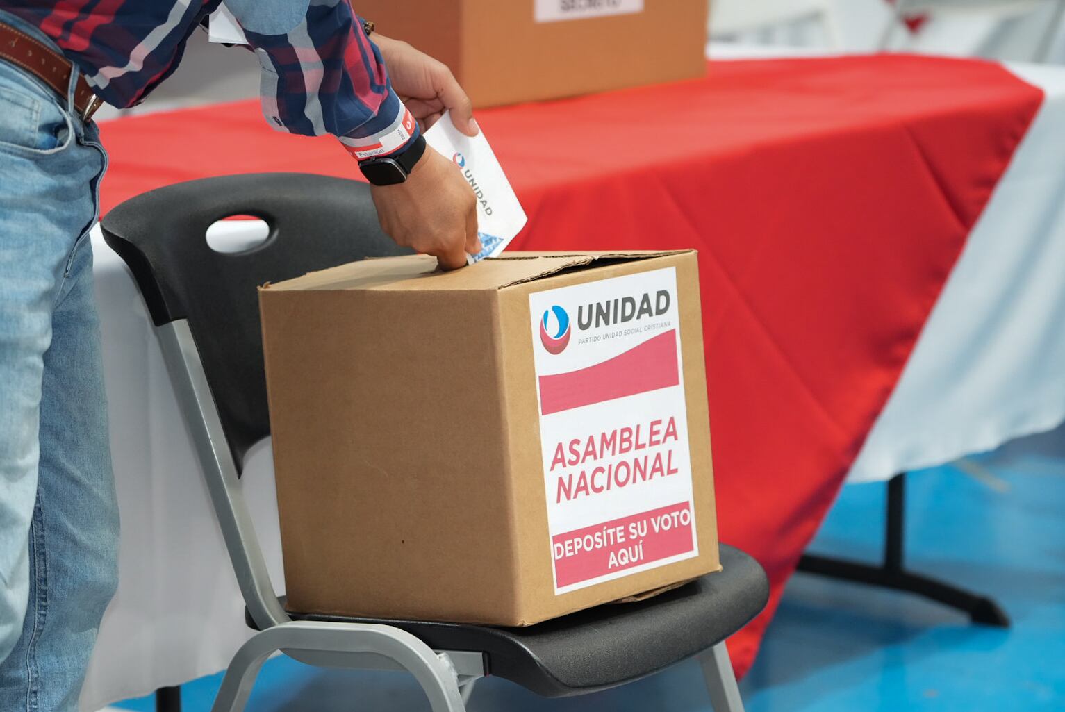 31/08/2025. Asamblea Nacional del PUSC. Colegio Monterrey, San Pedro. Fotografía: Lilly Arce.