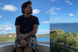Famoso artista llegó a Costa Rica y así fue captado en el aeropuerto