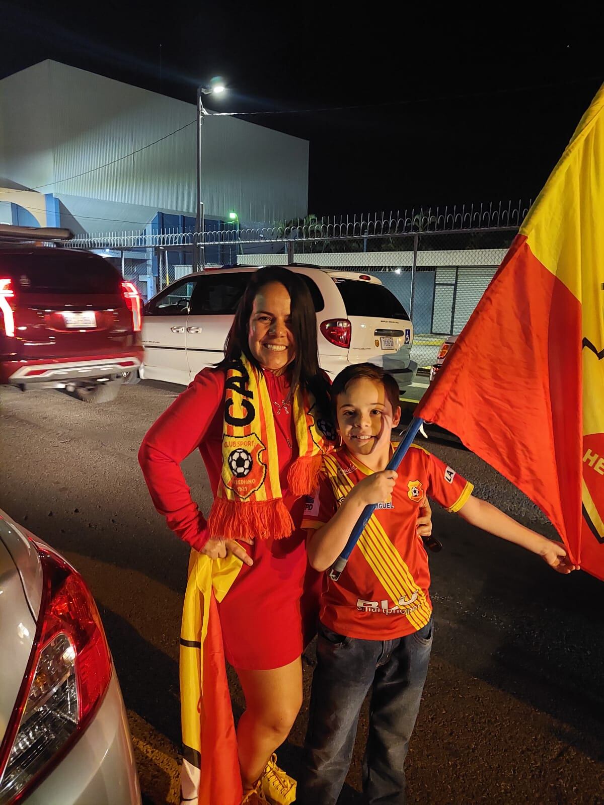 Camilo Oyuela, aficionado Herediano