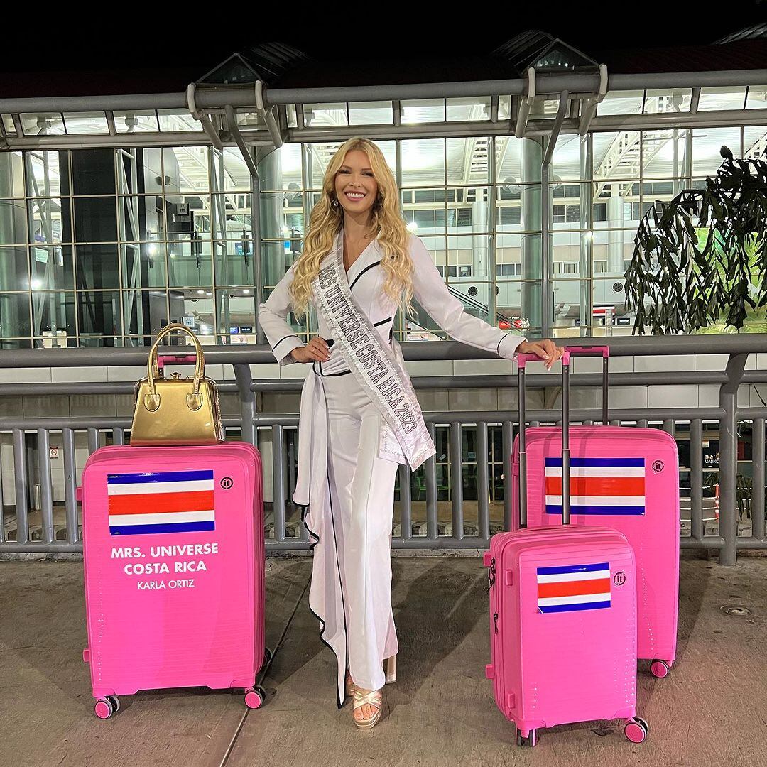 Karla Ortiz, la Mrs Universe 2023, rumbo a Filipinas. Instagram