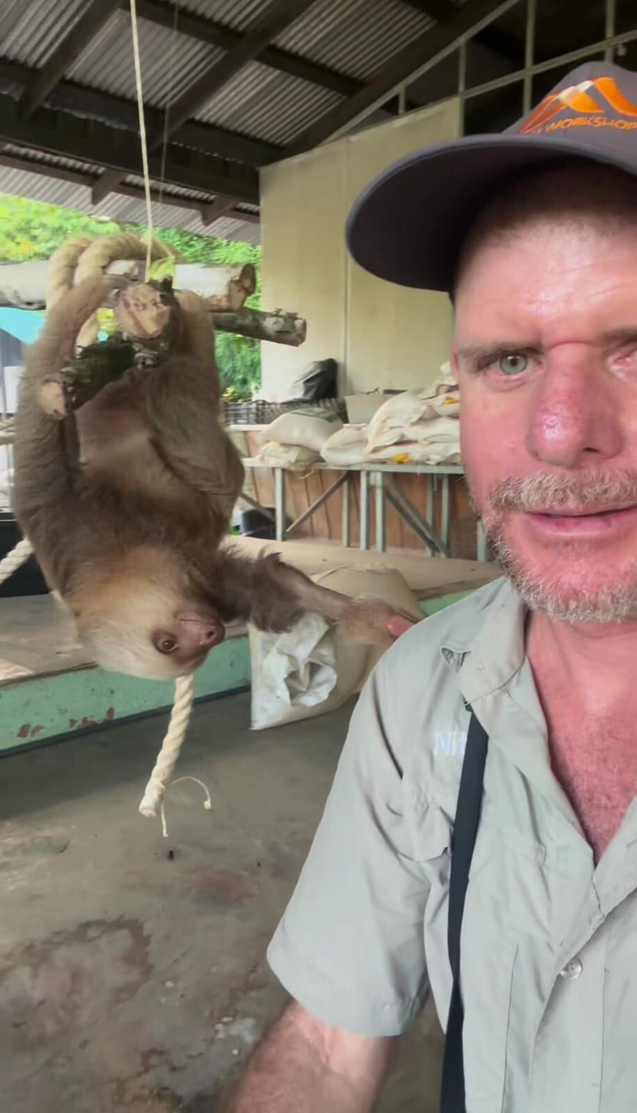 Dionisio "Nito" Paniagua es un guía del Parque Nacional Corcovado.