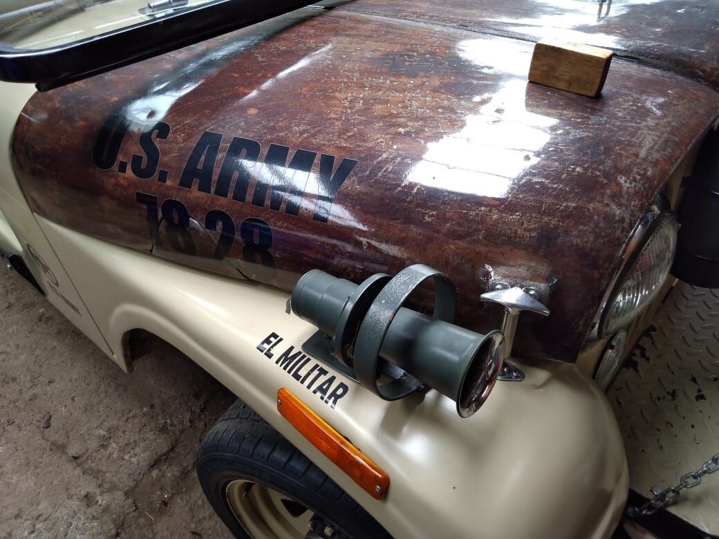 Jeep CJ5 del año 53 propiedad de Pavel Hidalgo. Cortesía.