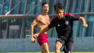 Cristiano Ronaldo Jr debutó con el Al Nassr con un 6 a 0, ¿tiene el instinto asesino de su padre?
