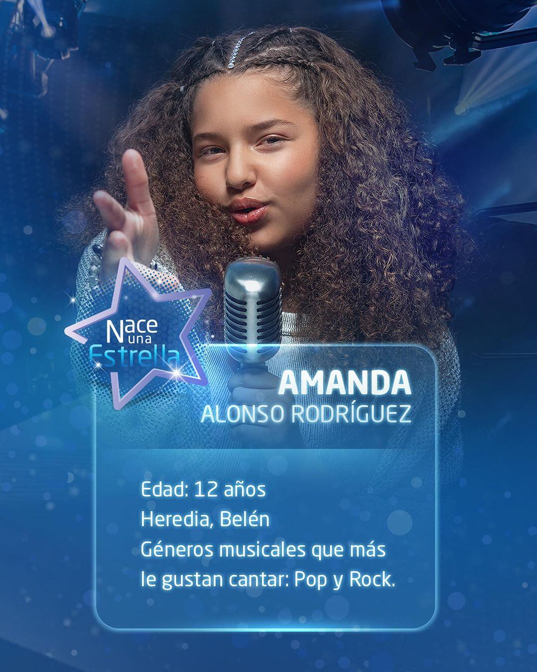 Amanda Alonso Rodríguez, hija del exjugador Armando Alonso participa en Nace una estrella 2023. Instagram