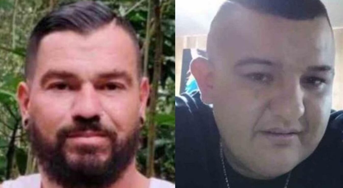 Carlos Alberto Barboza Chacón (izq.) de 32 años y su primo Jorge Humberto Barboza Abarca de 33 años. Fotografía: