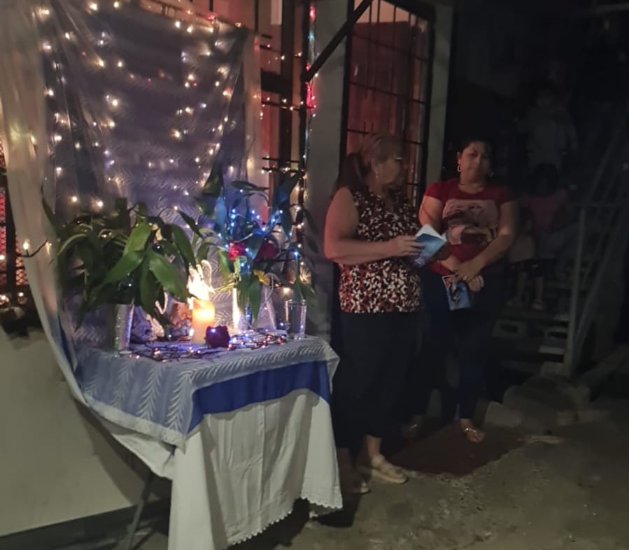 Celebración de La Purísima en Costa Rica