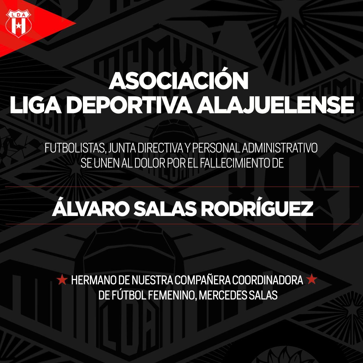 La Liga informa la muerte de Álvaro Salas Rodríguez