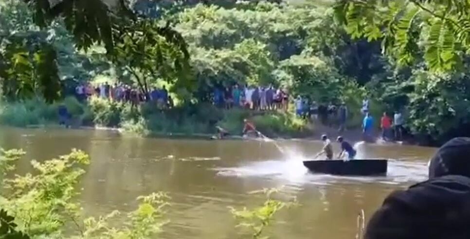 Ataque cocodrilo Guanacaste.