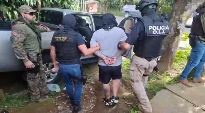 El sospechoso fue detenido la mañana de este viernes en Carrizal de Alajuela.