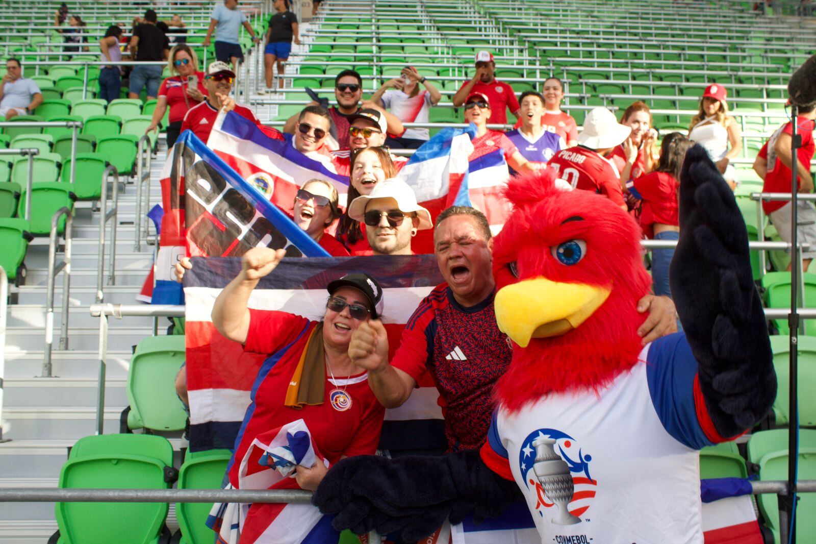 Ambiente Costa Rica Paraguay, Copa América 2024. Austin, Texas. Foto: William Cordero.