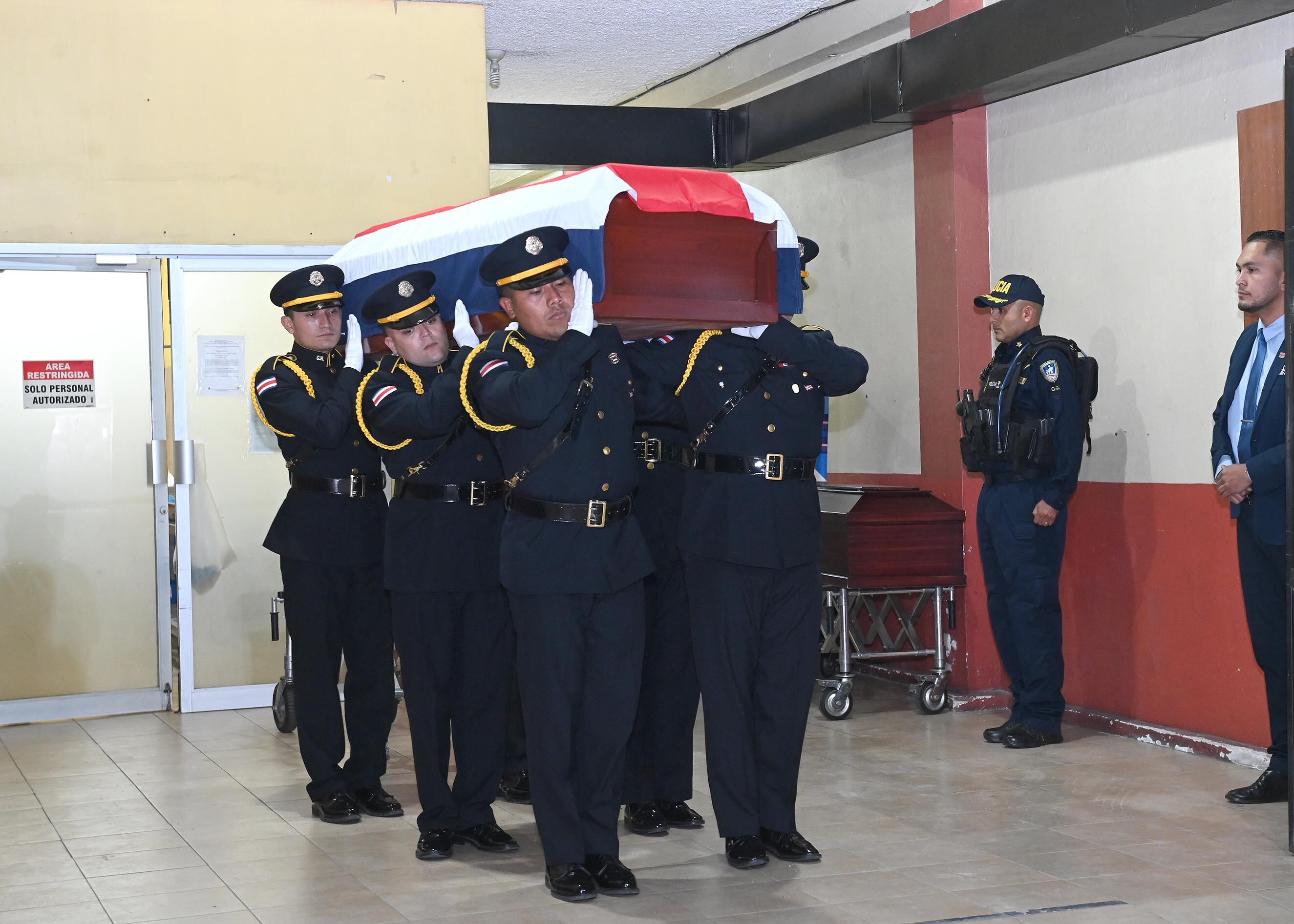 Funeral de Geiner Zamora, oficial del OIJ.