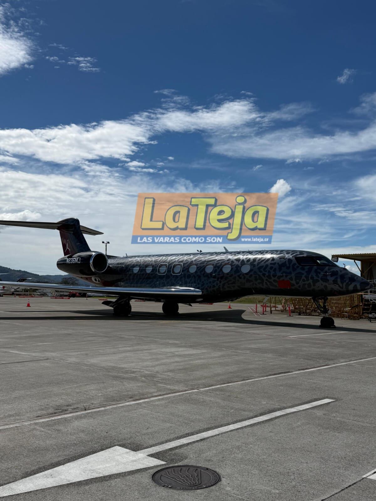 Estas son las primeras imágenes de Michael Jordan en Costa Rica. Cortesía.