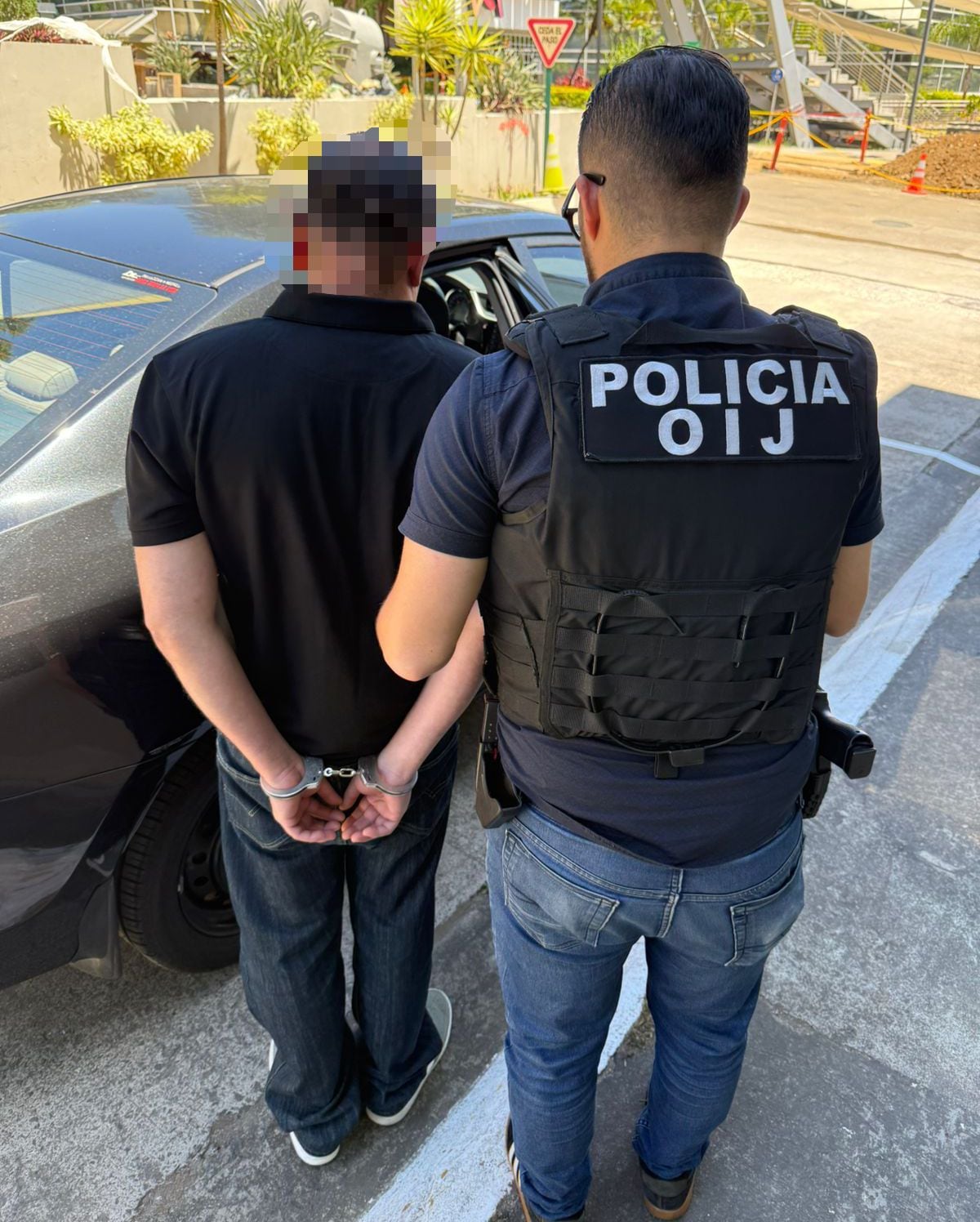 Cerdas fue detenido la mañana de este jueves en Ulloa de Heredia. Foto OIJ.