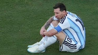 Así reaccionó Lionel Messi tras el pitazo final de la derrota ante España