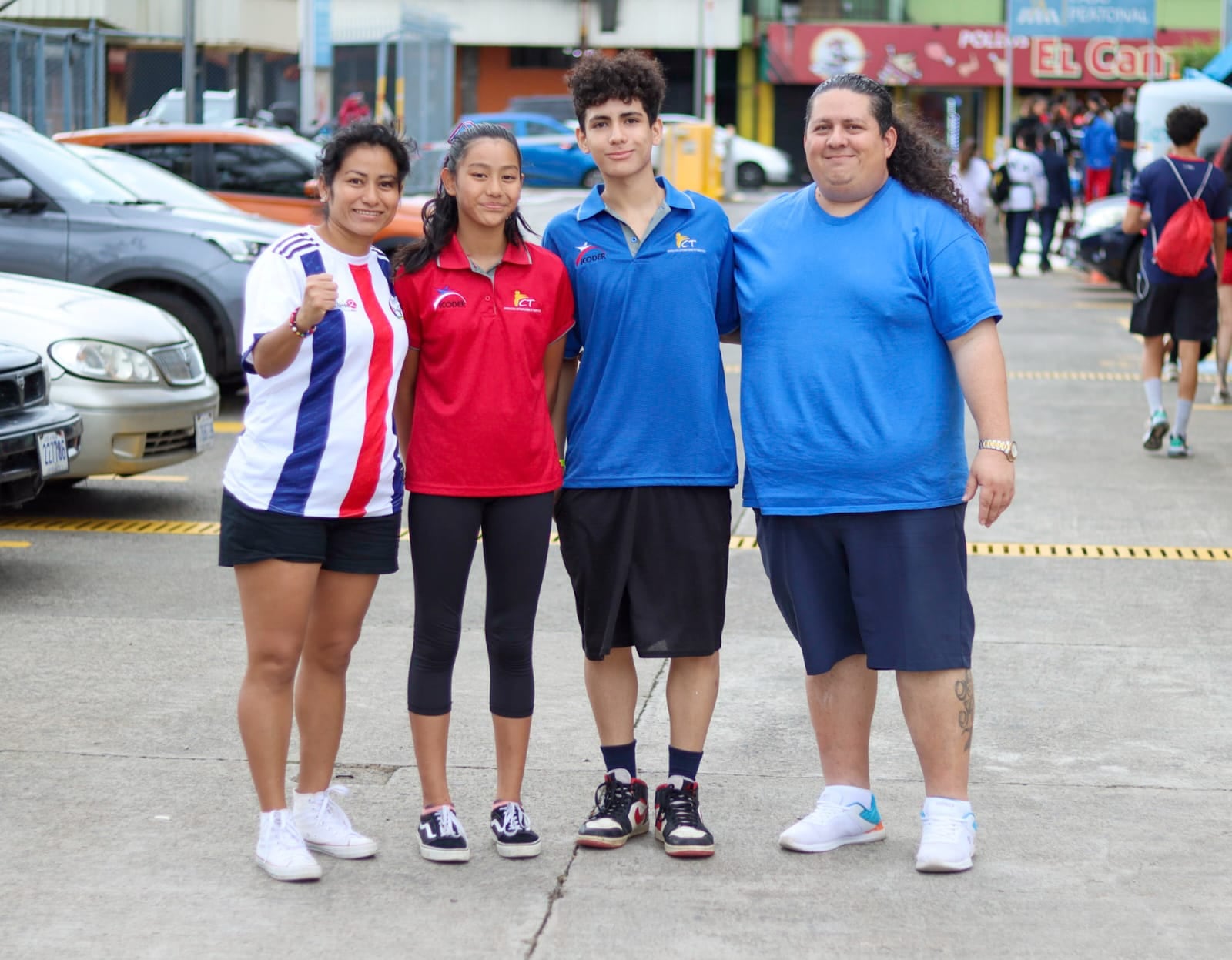 Blanca Cárcamo, Zuria Escorcia, Gabriel Escorcia, Juan Diego Escorcia