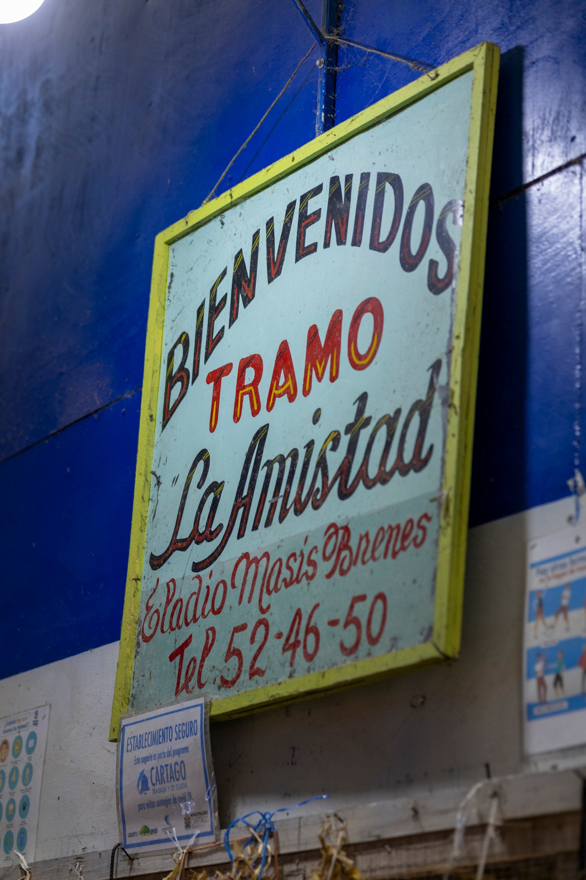 18/02/2025, Cartago, recorrido alrededor del mercado central, para encontrar trabajadores para la sección Héroe Anónimo.