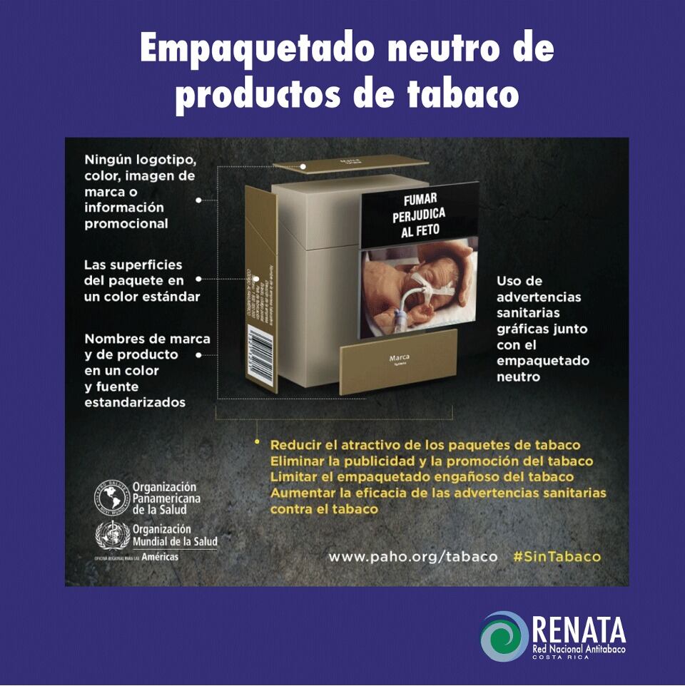 Este miércoles 7 de setiembre, desde las 9:30 de la mañana, habrá una concentración de organizaciones antitabaco para apoyar un proyecto de Ley que tiene el apoyo de varios diputados y que impulsa la Red Nacional Antitabaco de Costa Rica (Renata)
