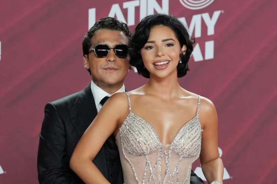 Christian Nodal y Ángela Aguilar