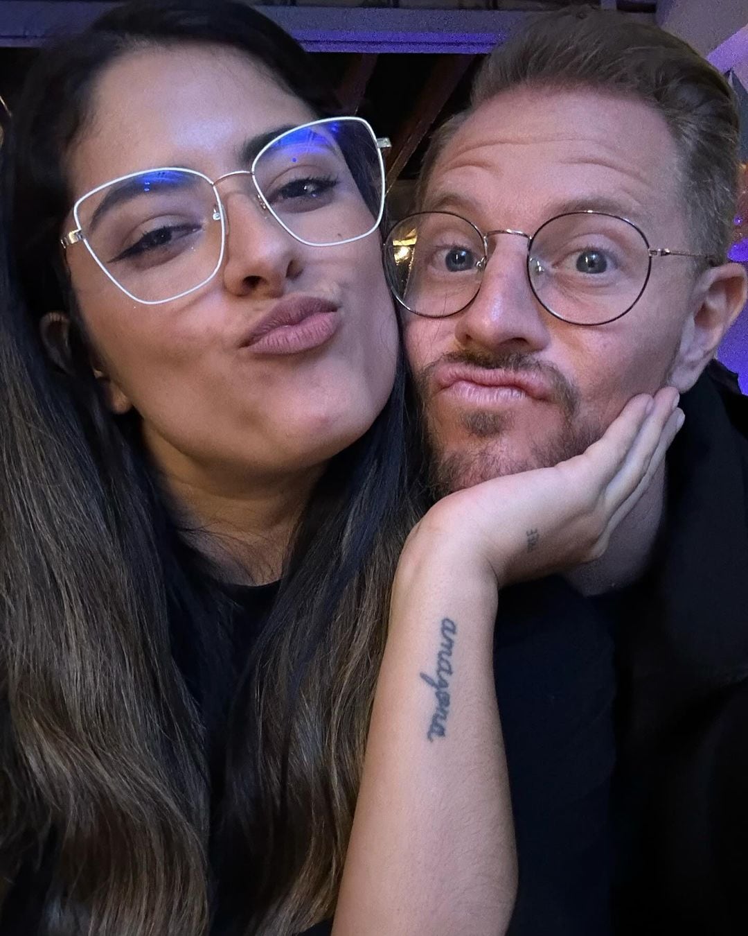 Mauricio Hoffmann y María José Ulate.