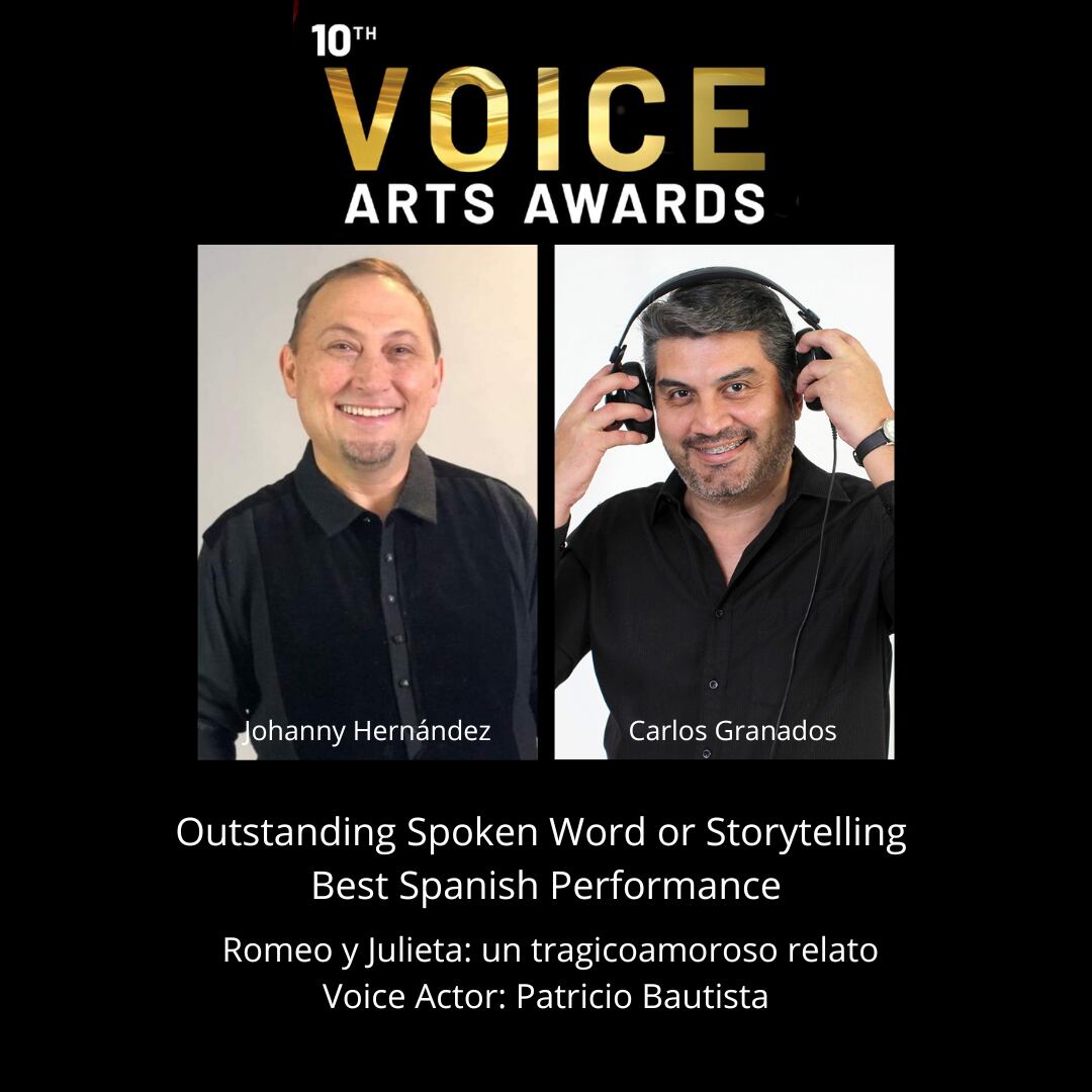 Locutores ticos nominados a los Voice Arts Awards 2023