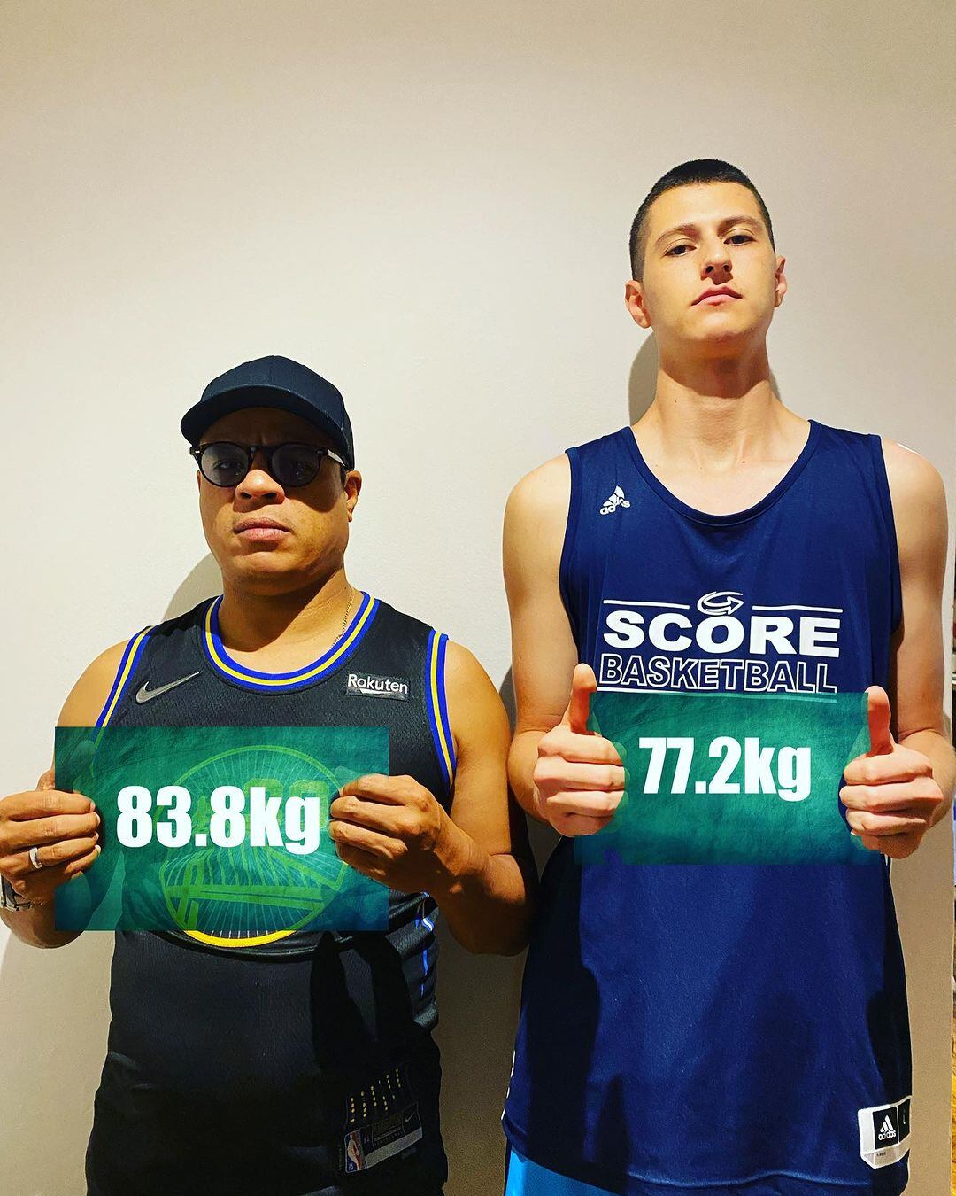 El locutor Jair Cruz y su yerno Esteban Gutiérrez se pusieron un reto de ver quién baja o sube más peso en un mes. Instagram