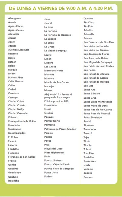 Los clientes son la razón de ser del Banco Nacional (BN), por eso la institución actualizará los horarios de sus 152 oficinas en toda Costa Rica para adaptarse a los hábitos, costumbres y necesidades que tienen los más de 2,6 millones de clientes