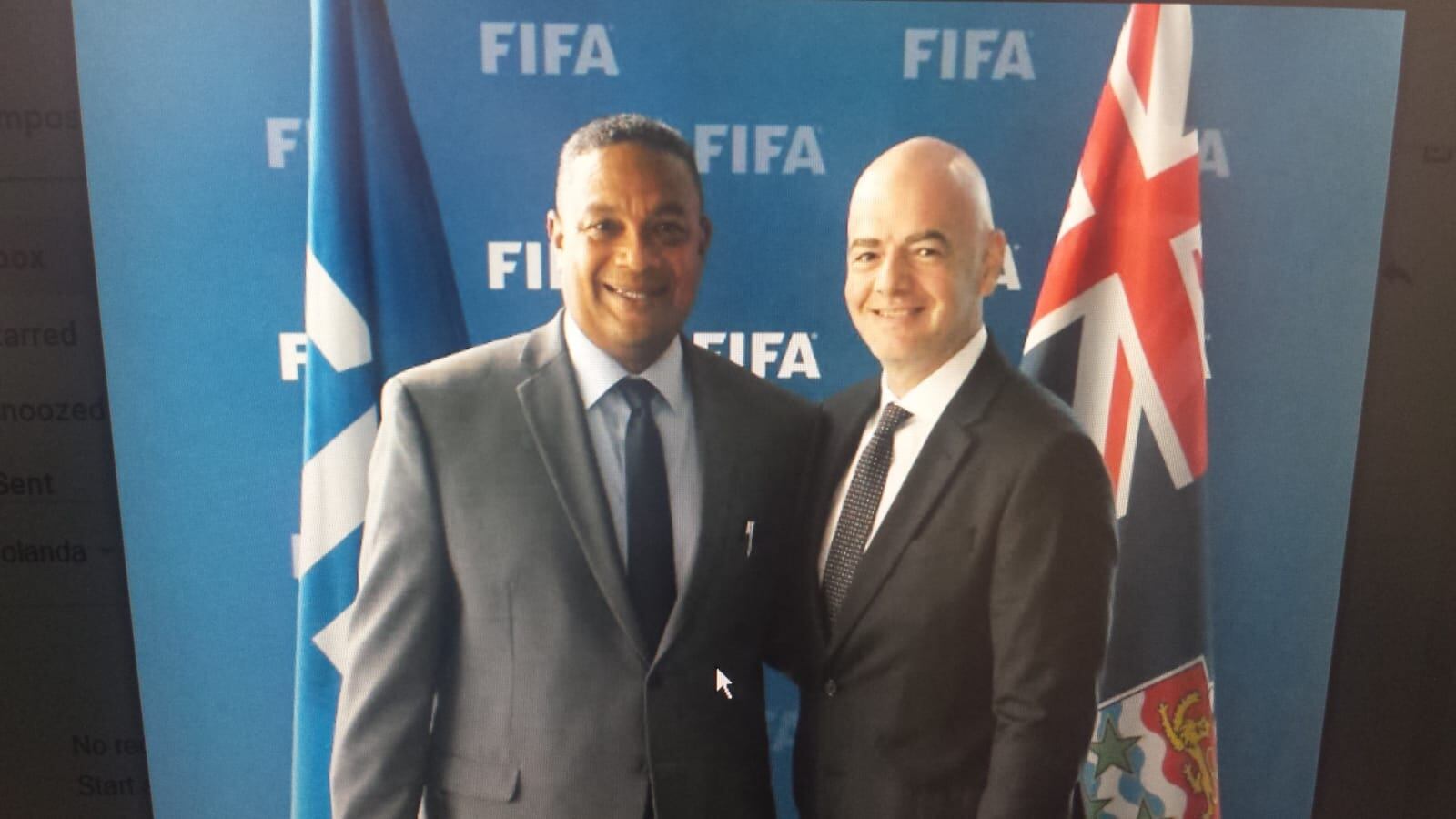 Alfredo Withaker, presidente de la Federación de Futbol de Gran Caimán