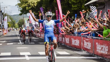 Tico Pablo Mudarra da detalles de cómo ganó la primera etapa de la Vuelta a Costa Rica