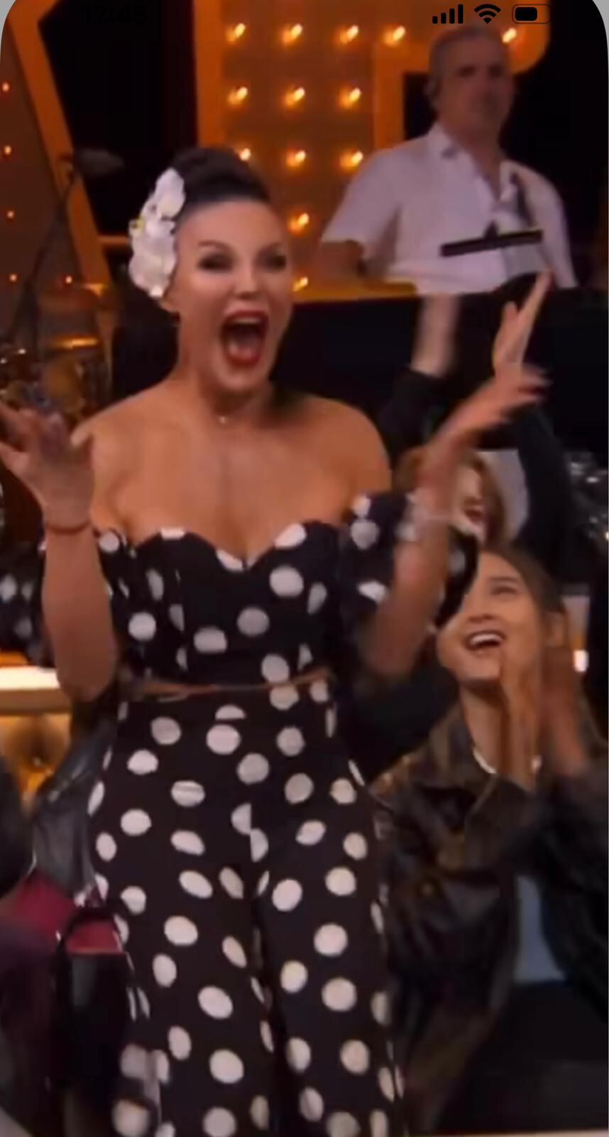 Vinna Rouge en reality Superfan de CBS sobre Gloria Estefan. Cortesía