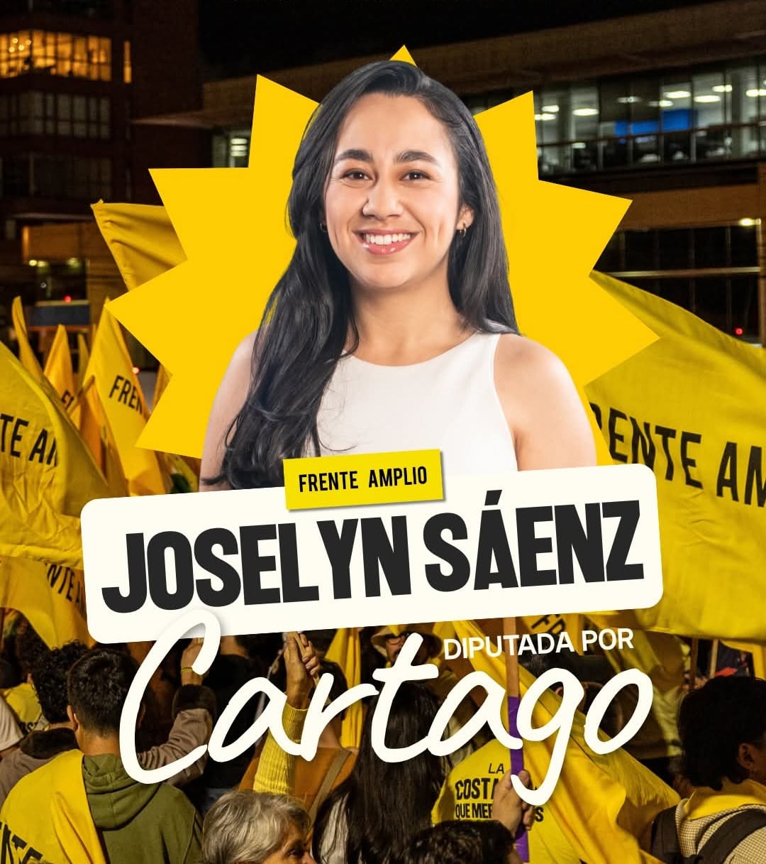 Joselyn Sáenz será la diputada más joven de la próxima Asamblea Legislativa