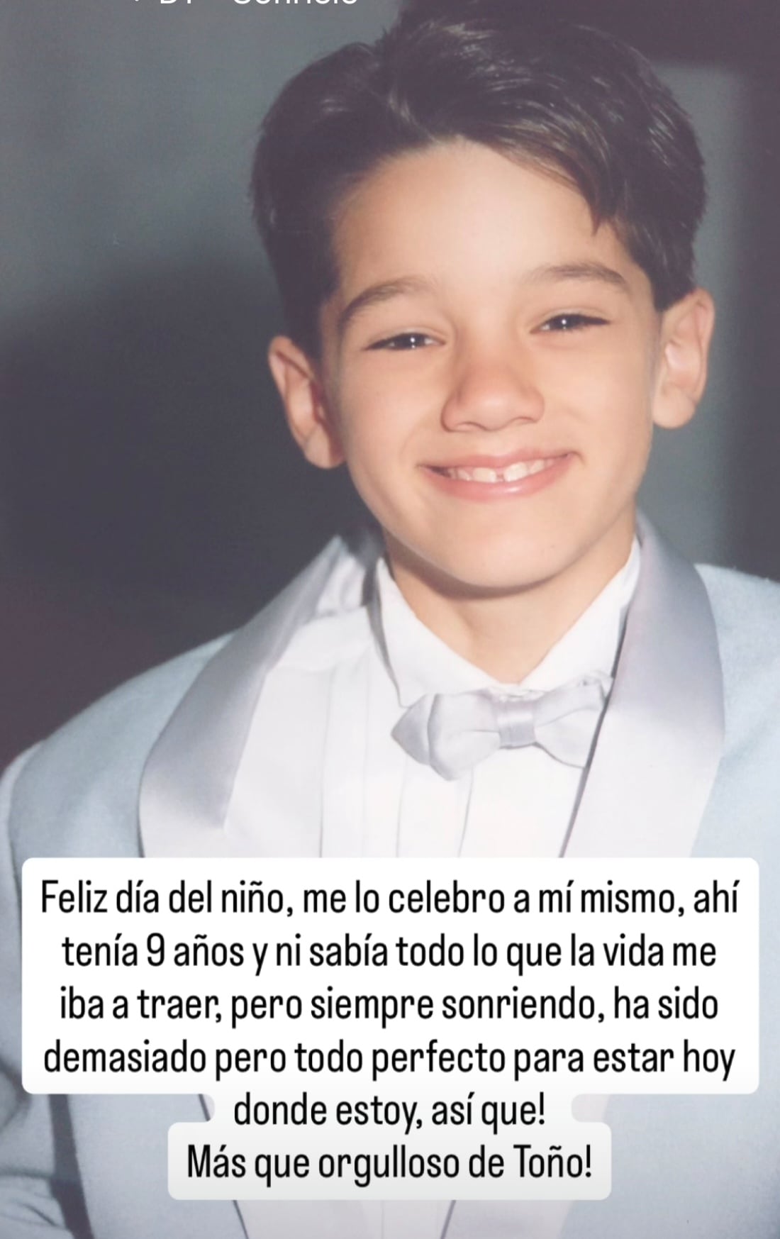 Toni Costa se unió a la celebración del Día del Niño en Costa Rica.