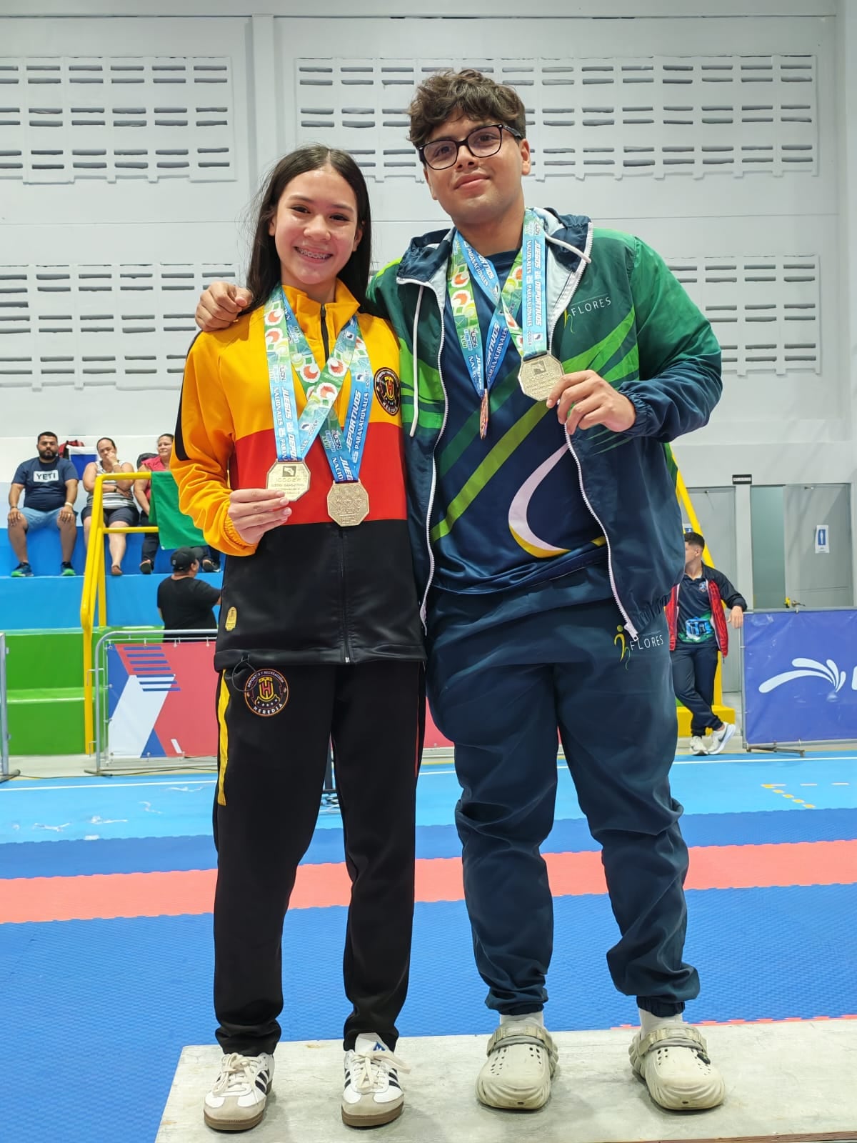 Los atletas más destacados del karate en Limón 2026 fueron Samantha Fung Vargas, de Heredia, y Matías Jiménez Rodríguez, del cantón de Flores.
